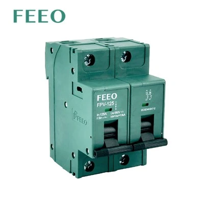 TUV CE Hoogwaardige Solar PV 10KA DC MCB tot 125A 2P DC MINI CRAMME BREAKER