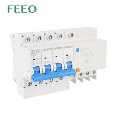 4P FLCB-63 RCCB RCD Type C 10KA 63A